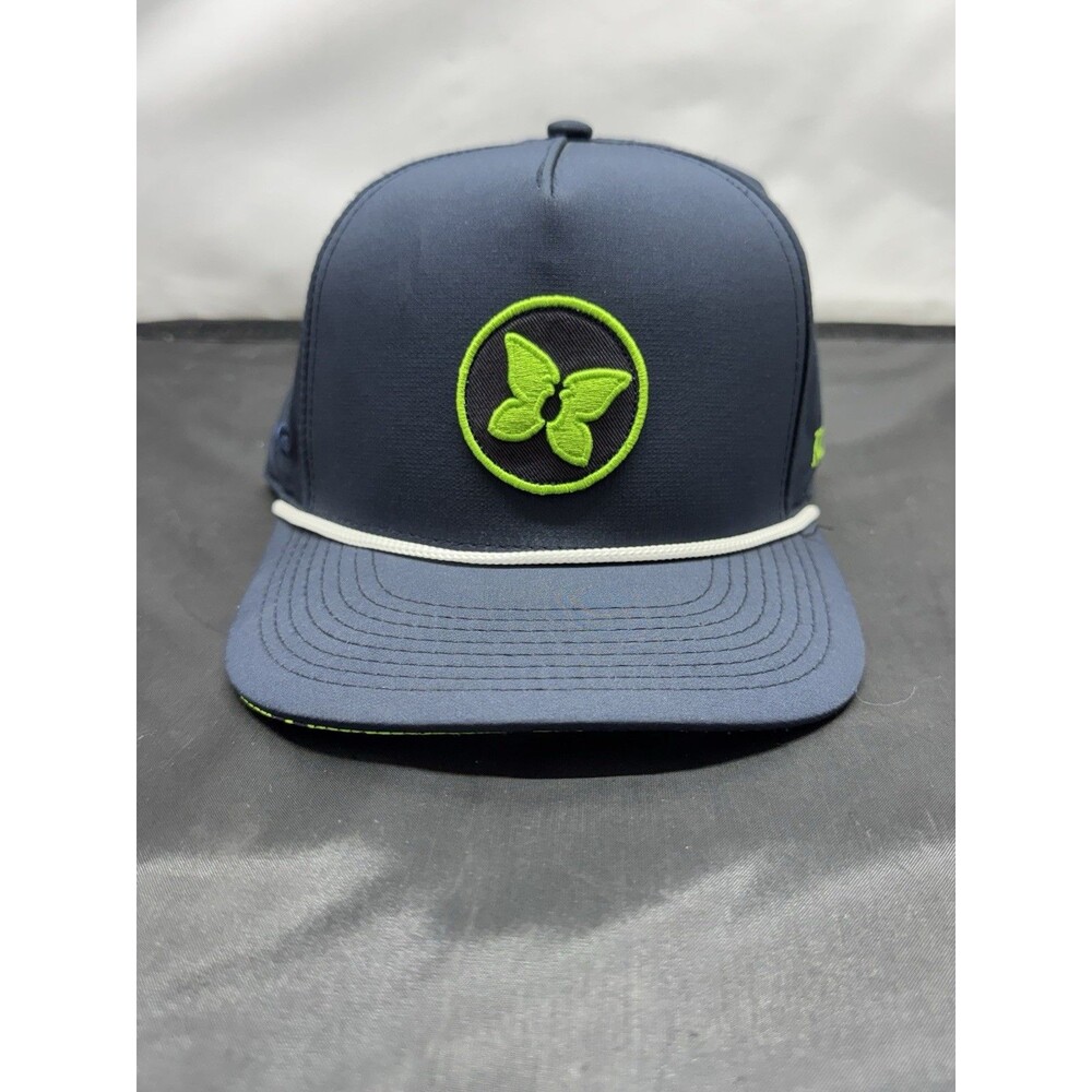 Kapalua Golf Rope Snapback Hat Blue Green Maui Hawaii Pukka Tag